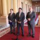 Las autoridades durante la conferencia de prensa en Palacio de Gobierno. Foto Presidencia