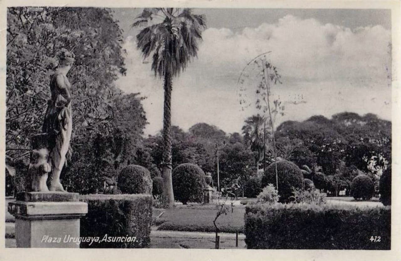 Plaza Uruguaya, década de 1920. Cortesía