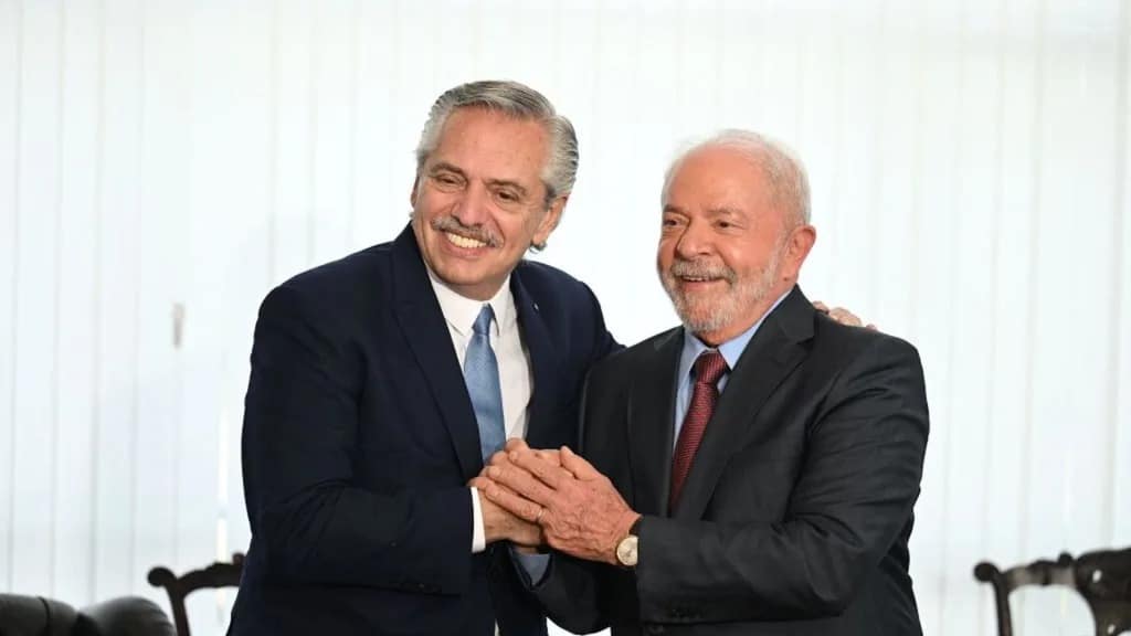 Alberto Fernández y Lula da Silva. Foto: Gentileza
