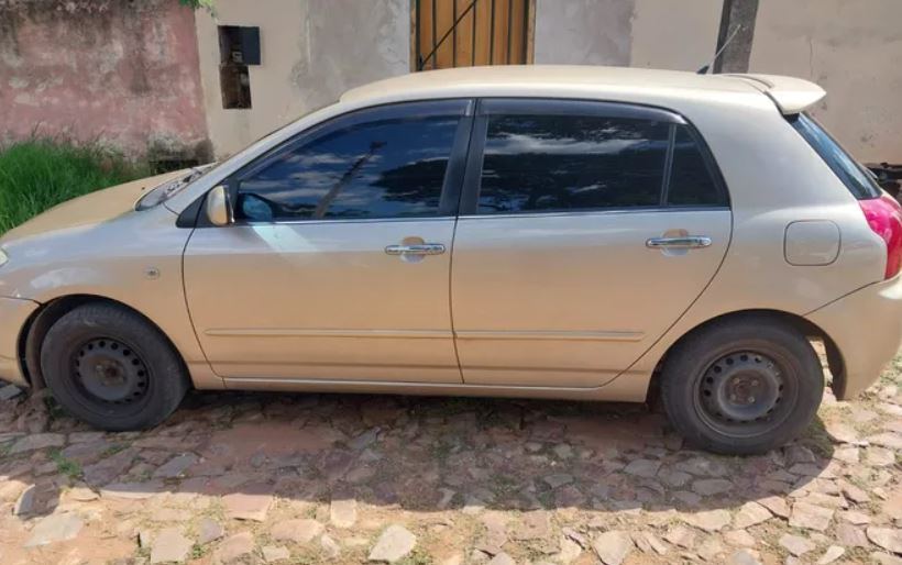 La Policía Nacional halló el vehículo que habría sido utilizado para el asalto registrado en horas de la mañana a una distribuidora. Foto: Gentileza.