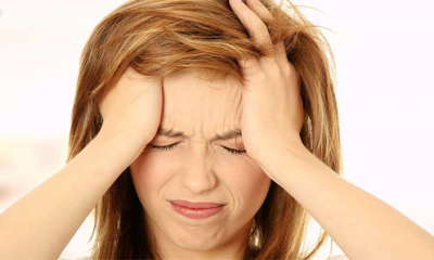 Cefalea, migraña o dolor de cabeza. Foto ilustrativa