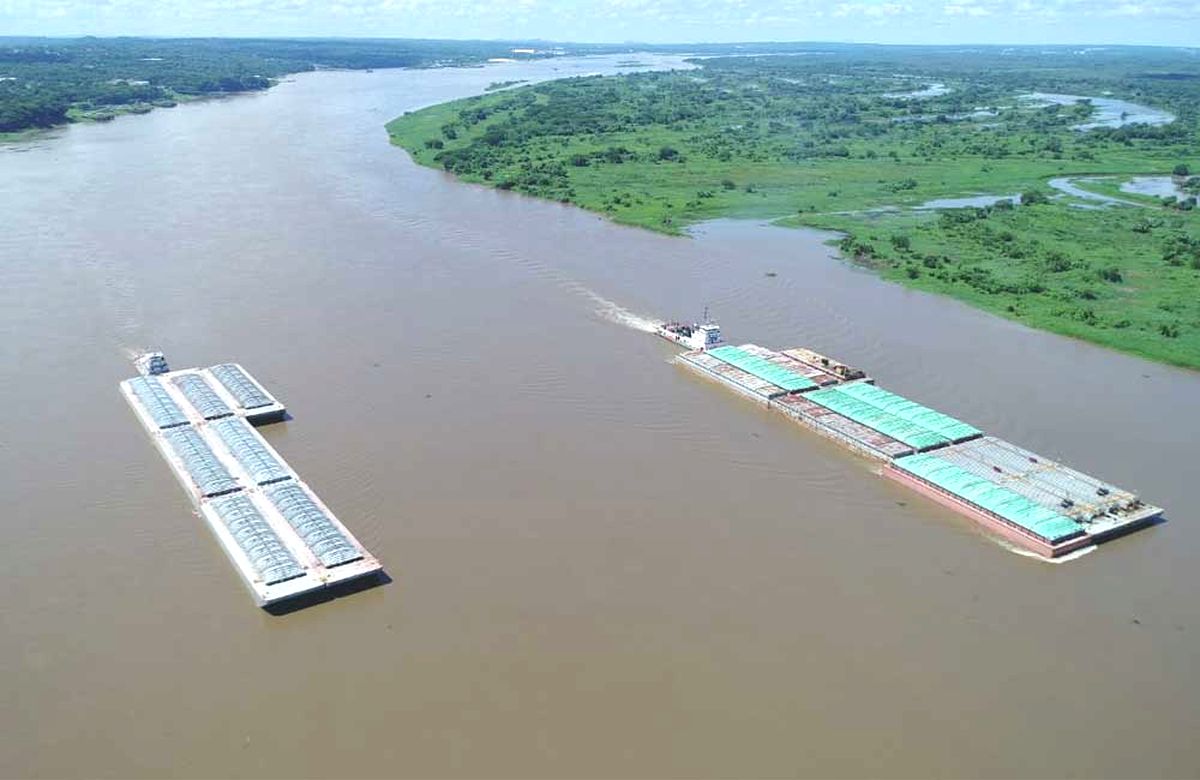 Hidrovía Paraguay-Paraná. Foto: Archivo.