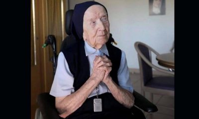 Lucile Randon, en la residencia de ancianos donde murió a los 118 años. Foto:20Minutos.es