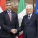 El presidente Mario Abdo Benítez fue recibido por su par de Italia, Sergio Mattarella. Foto; Presidencia de Italia.