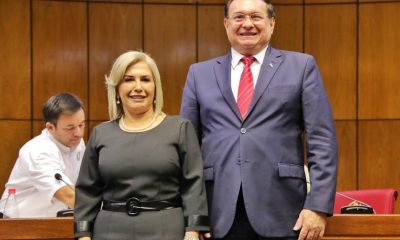 Hermelinda Alvarenga y Ramón Retamozo, nuevos representantes del Senado en el JEM. Gentileza