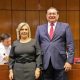 Hermelinda Alvarenga y Ramón Retamozo, nuevos representantes del Senado en el JEM. Gentileza