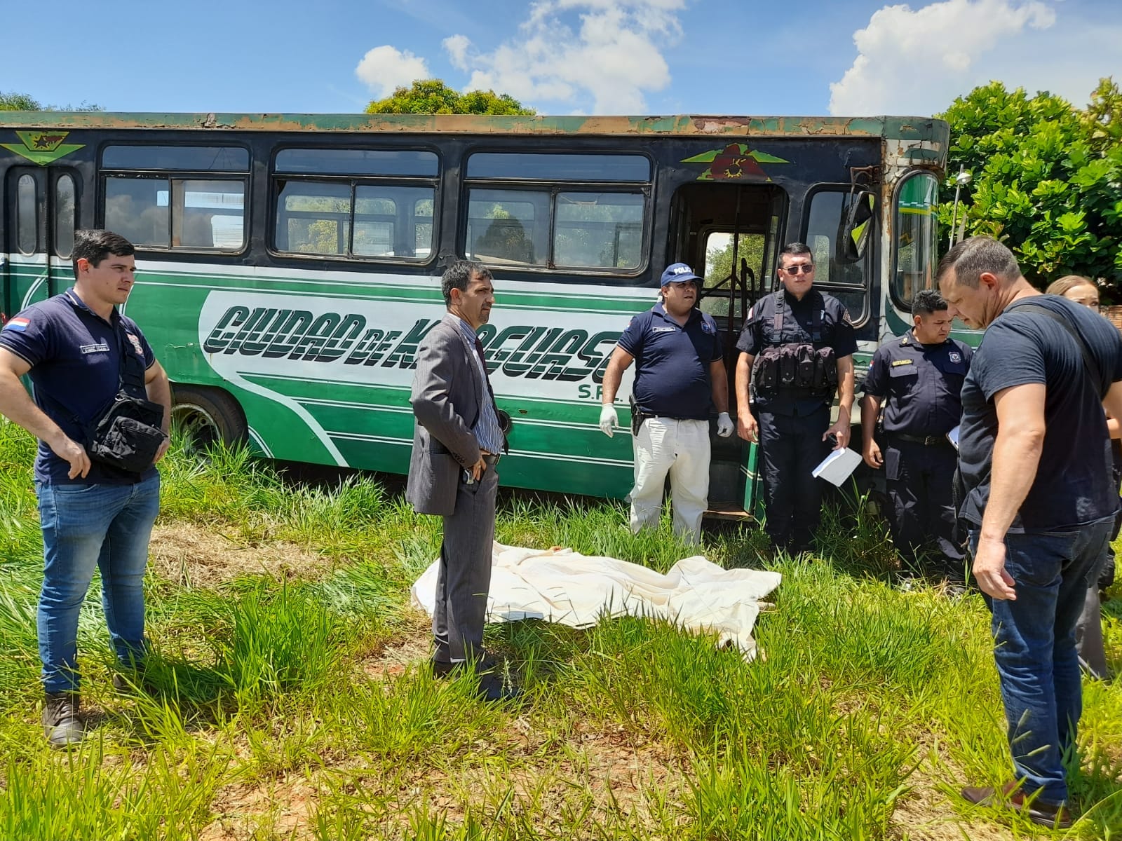 El cadáver de la niña fue hallado en un terreno baldío. Foto: Ministerio Público