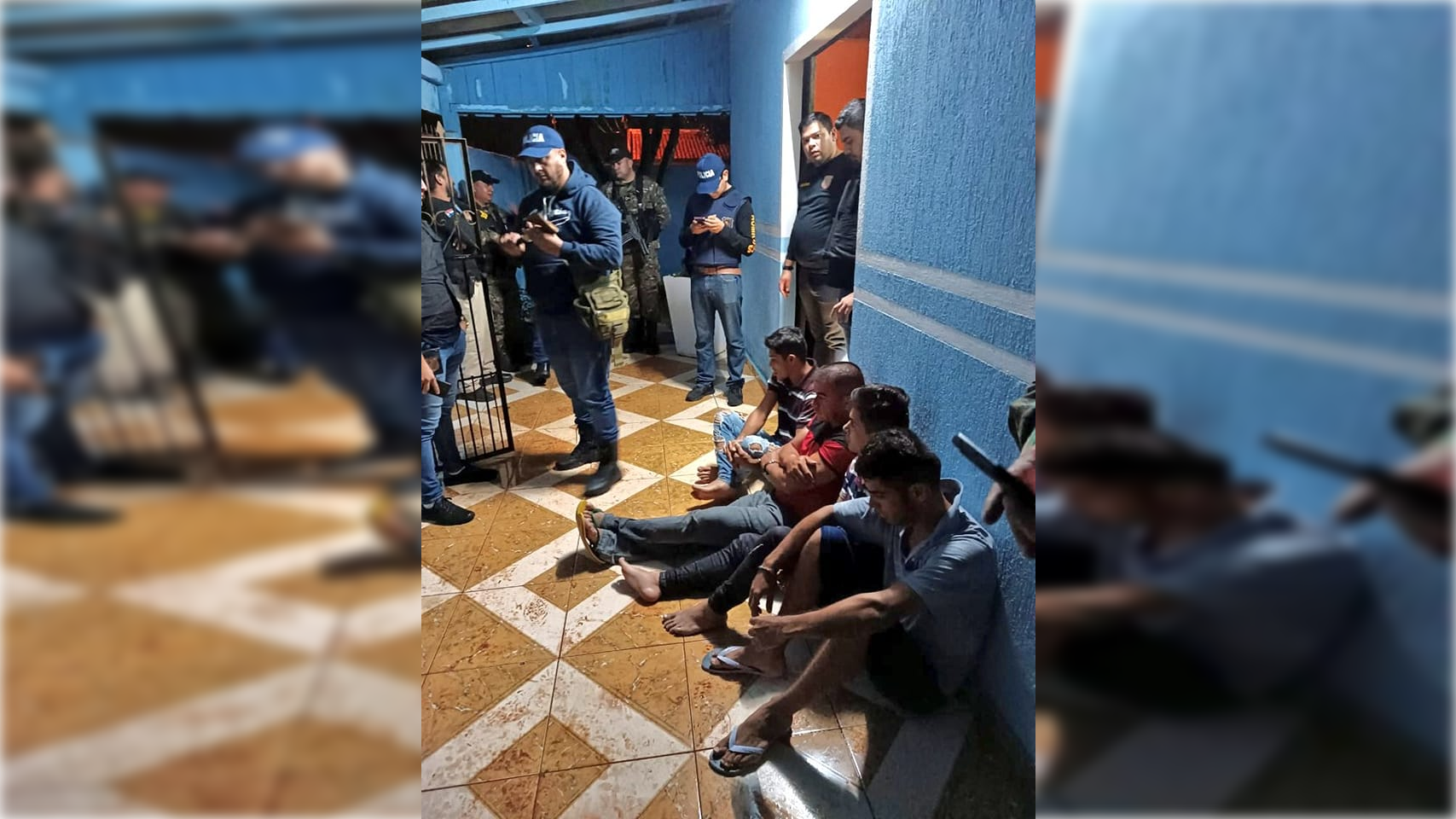 Allanamiento y detención de personas. Foto: Ministerio Público