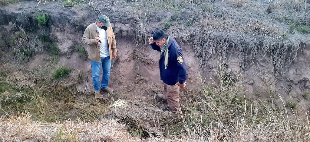 Autoridades investigan hallazgo de restos. Foto: Ministerio Público