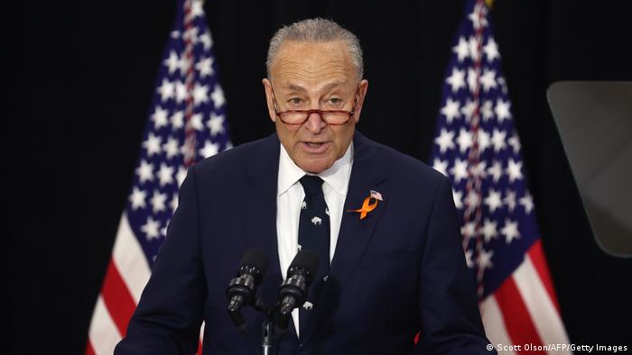 Chuck Schumer, líder de los demócratas en el Senado de Estados Unidos. Imagen de archivo