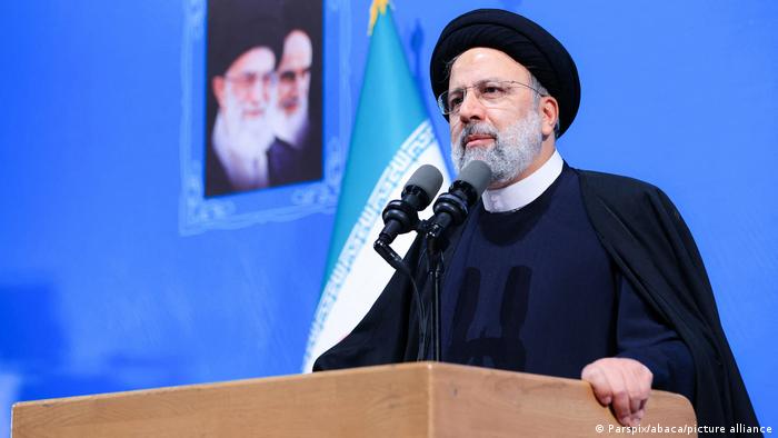 El presidente iraní, Ebrahim Raisi. Foto: DW