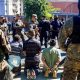 Miembros del ejército salvadoreño vigilan a presuntos pandilleros detenidos en San Salvador. Foto: DW - Archivo