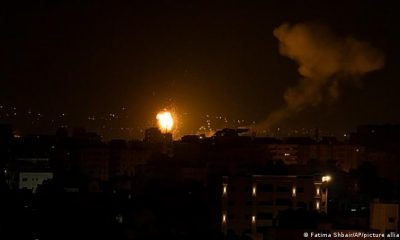 Israel lanzó bombardeos aéreos sobre el centro de la Franja de Gaza. Foto: DW