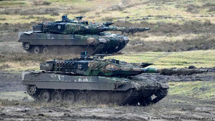 Tanques Leopard. Foto: DW