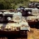 Tanques de guerra Leopard 1 de fabricación alemana. Foto: DW.