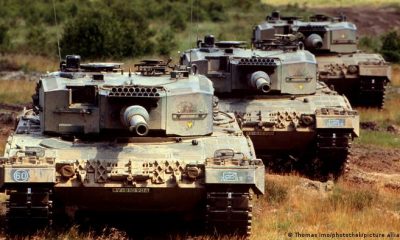 Tanques de guerra Leopard 1 de fabricación alemana. Foto: DW