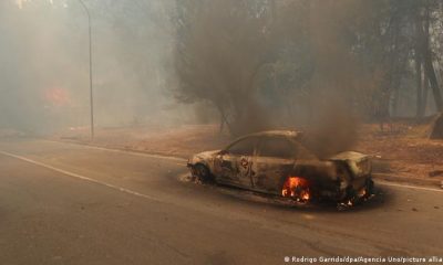 Incendio en Chile. Foto: DW