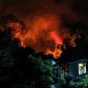 Imagen del incendio forestal en Santa Juana, provincia de Concepción, Chile. Foto: DW