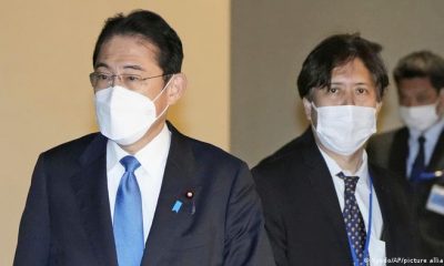 El primer ministro japonés Fumio Kishida (izquierda) y Masayoshi Arai en Tokio. Foto: DW