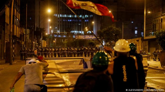 Manifestación en Perú. Foto: DW