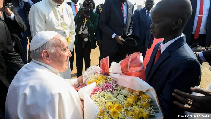 Papa Francisco en Sudán. Foto: DW