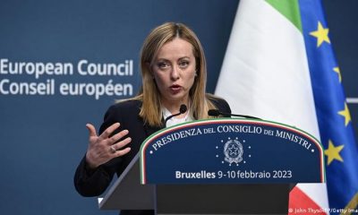 Primera ministra de Italia, Giorgia Meloni. Foto: DW