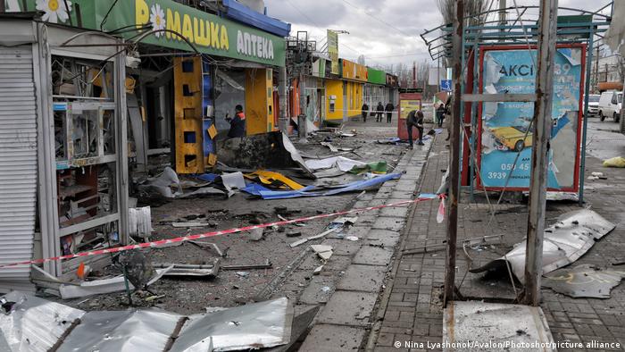 Ataque de Rusia a Ucrania. Foto: DW.