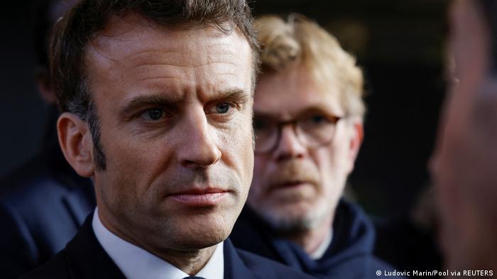 Macron en la feria de agricultura de París. Foto: DW