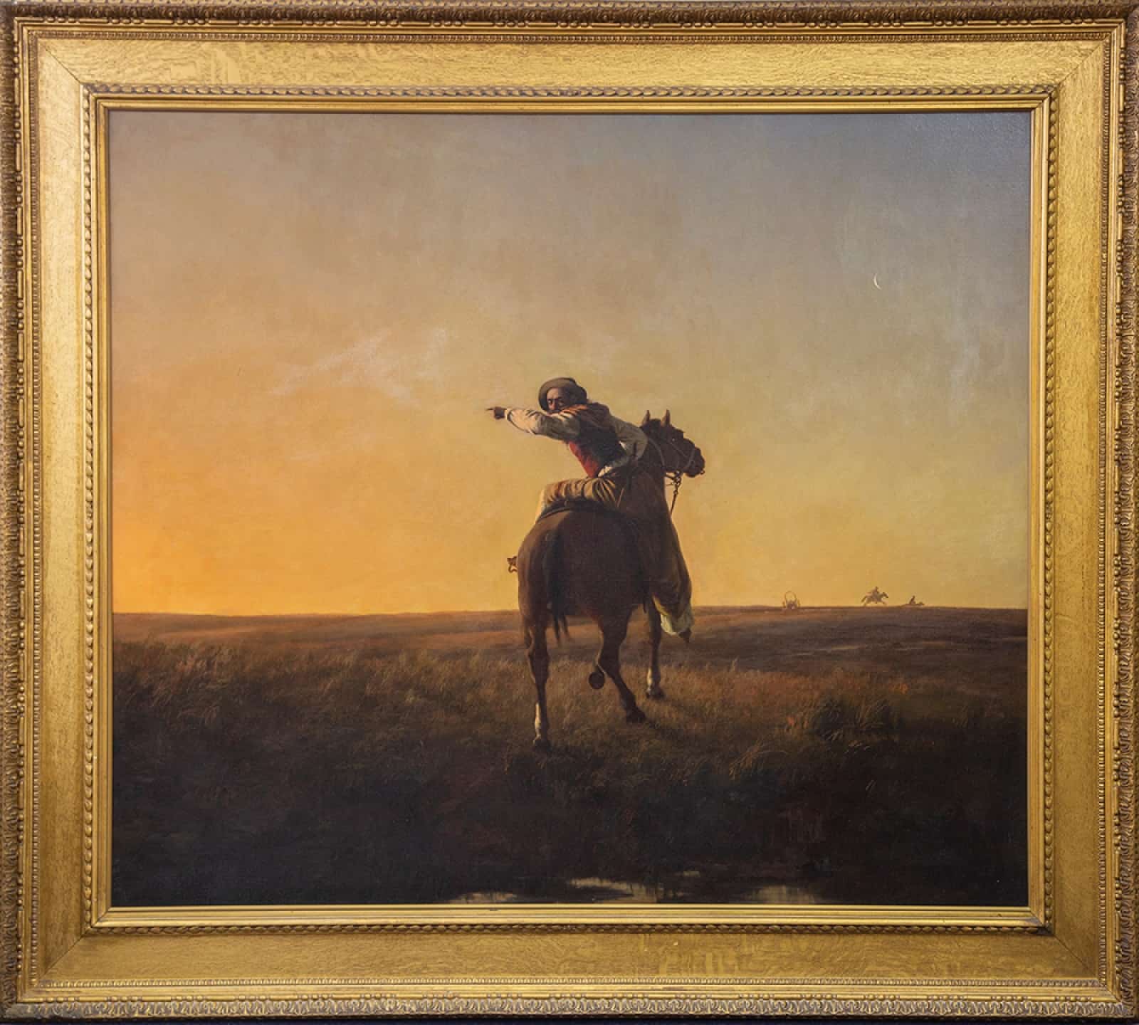 Juan Manuel Blanes, "El gaucho de la pampa argentina", óleo sobre lienzo. Cortesía