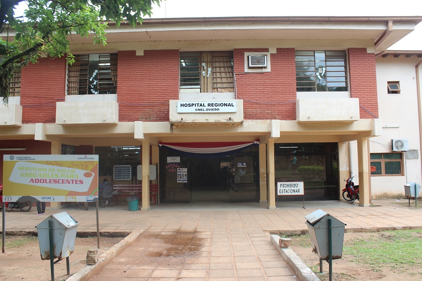 Hospital Regional de Coronel Oviedo. Foto: Gentileza