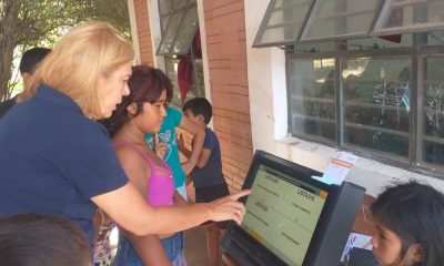 Máquinas de votación. Foto: Gentileza