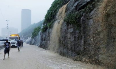 Inundaciones que dejaron las últimas lluvias en Río de Janeiro. Gentileza