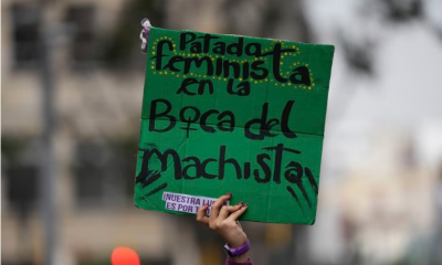 Manifestación feminista en Colombia. Foto: El País