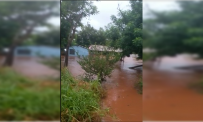 Varias viviendas quedaron inundadas en la zona. Captura de video