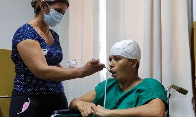 La mujer se recupera satisfactoriamente. Foto: Prensa Clínicas