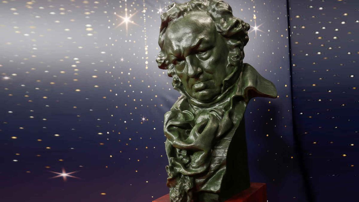 La codiciada estatuilla de los Premios Goya. Cortesía