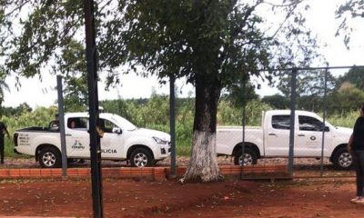 Una comitiva se constituyó en la vivienda. Foto: Gentileza