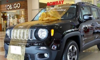 La camioneta Jeep Renegade sigue en el estacionamiento del Shoppin Pinedo. Foto: Gentileza