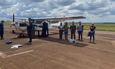 Entrega de la aeronave. Foto: Ministerio Público.