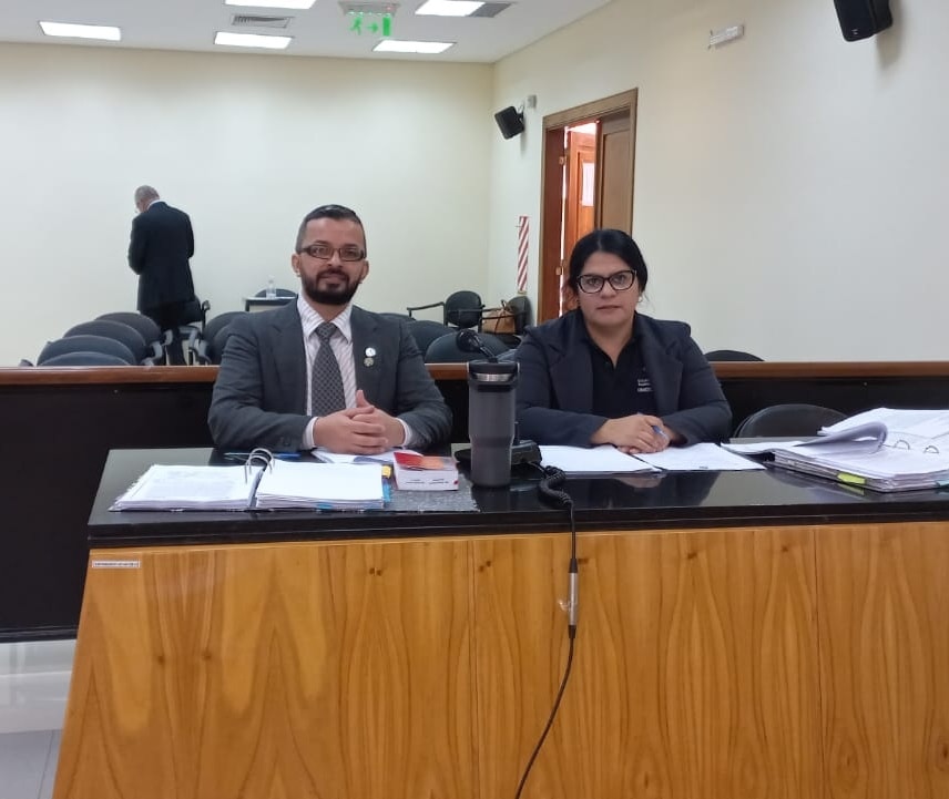 Representantes fiscales durante el juicio. Foto: Ministerio Público