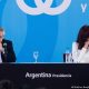 El presidente de Argentina, Alberto Fernández, y su vicepresidenta, Cristina Fernández viuda de Kirchner. Foto: DW.