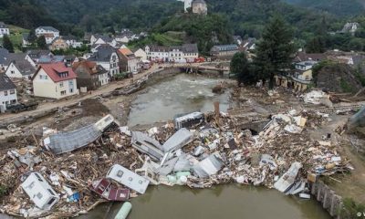 Tres días de continua lluvia bastaron para destruir el valle de Ahrtal en Alemania en 2021. Foto: DW