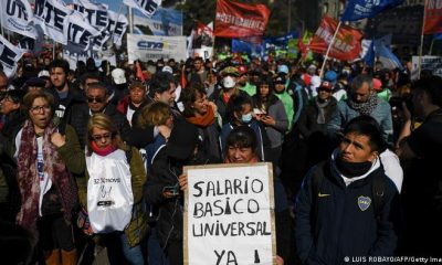 Sindicalistas en Argentina. Foto: DW