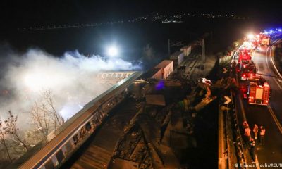 Accidente de tren en Grecia. Foto: DW