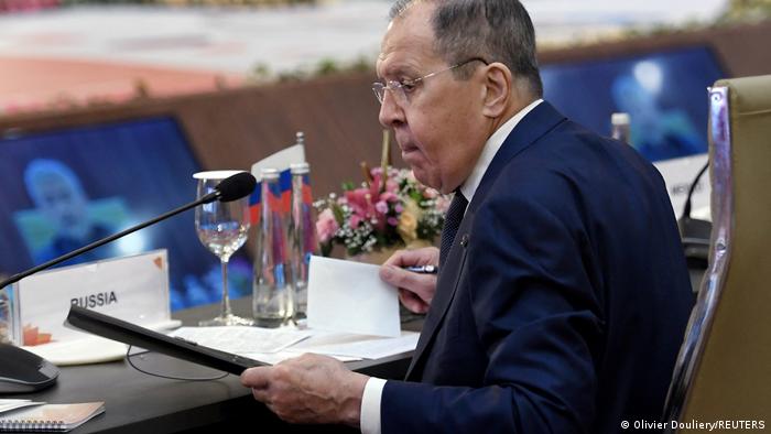 El ministro ruso Serguei Lavrov. Foto: DW