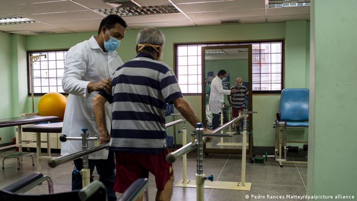 Estación de rehabilitación en un hospital de Caracas, Venezuela. Foto: DW