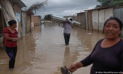 Las lluvias que azotan a Perú dejan miles de damnificados en todo Perú. Foto: DW.