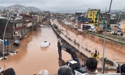 Inundación en Turquía a causa del terremoto. Foto: DW