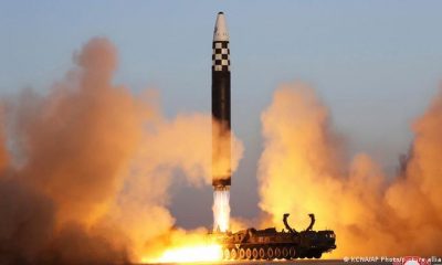 Prueba de lanzamidento de misil balístico intercontienental en Corea del Norte. Foto: DW