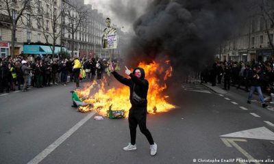 Protesta en Francia. Foto: DW